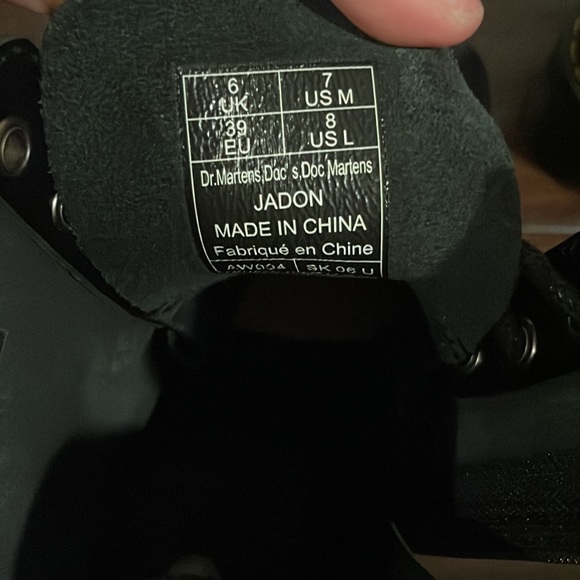 Black Dr Marten Jadon - Picture 5 of 6